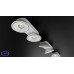 Накладной светодиодный светильник LeDron ORBIT SLIM 2 Black